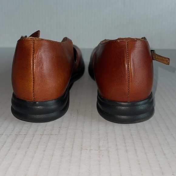 Footprints By Birkenstock Chestnut Leather Mary Jane Clogs - Picture 6 of 12